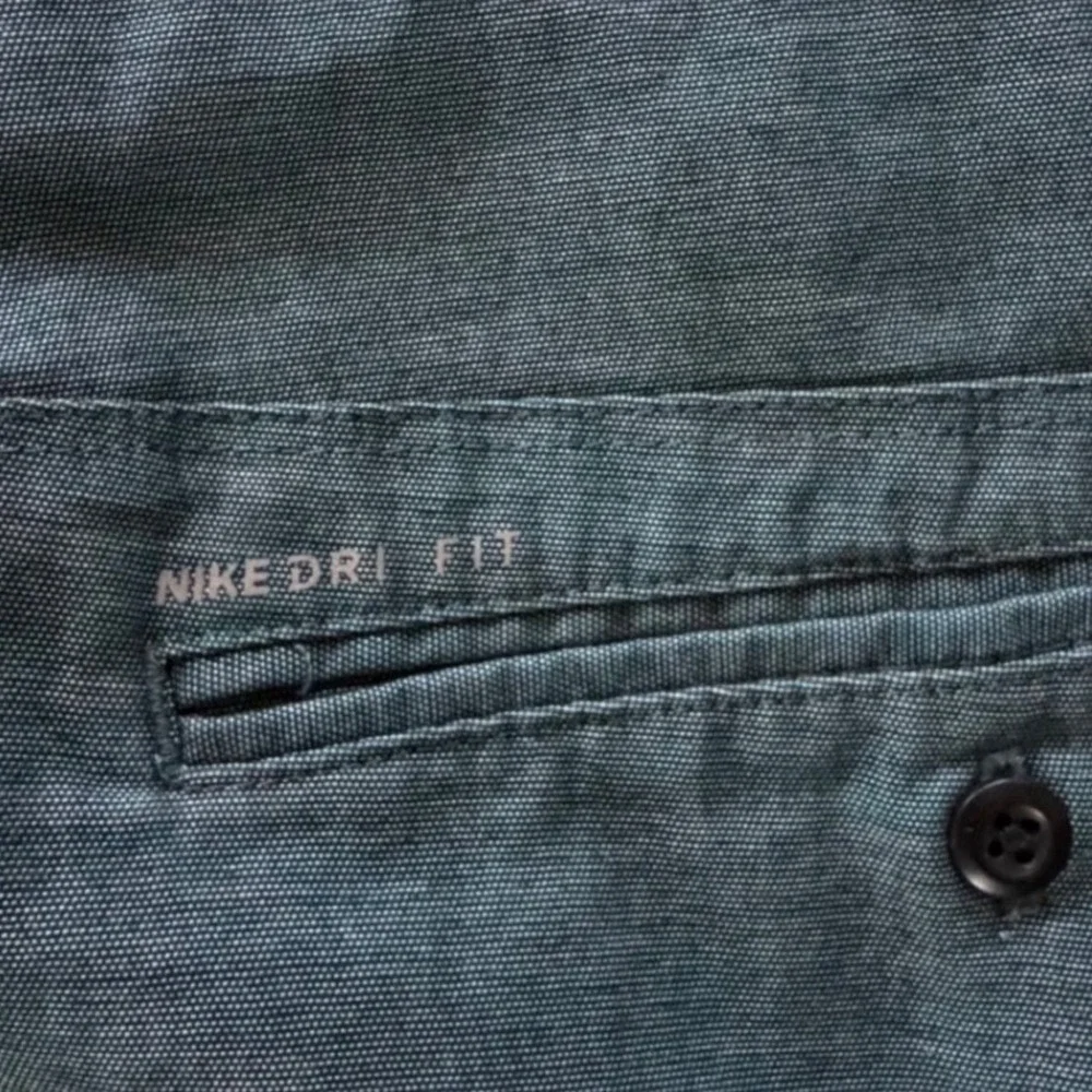 Hurley Mens Nike Dri-FIT‎ Hybrid Chino Shorts Teal Blue Heathered Size 36